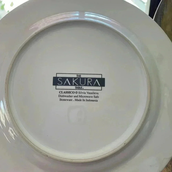 Sakura Collection Wine Display Plates Set-2 - Picture 4 of 4